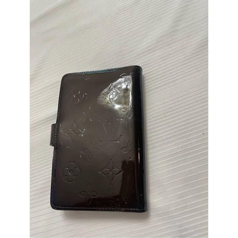 Louis Vuitton Agenda PM 6 Hole Women's Notebook Amarant Monogram Vernis